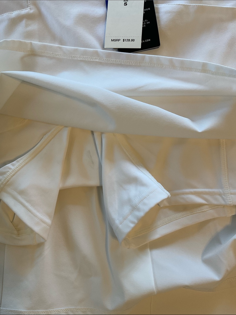Ralph Lauren White Women's Mini Skort 15 inches - Picture 9 of 10